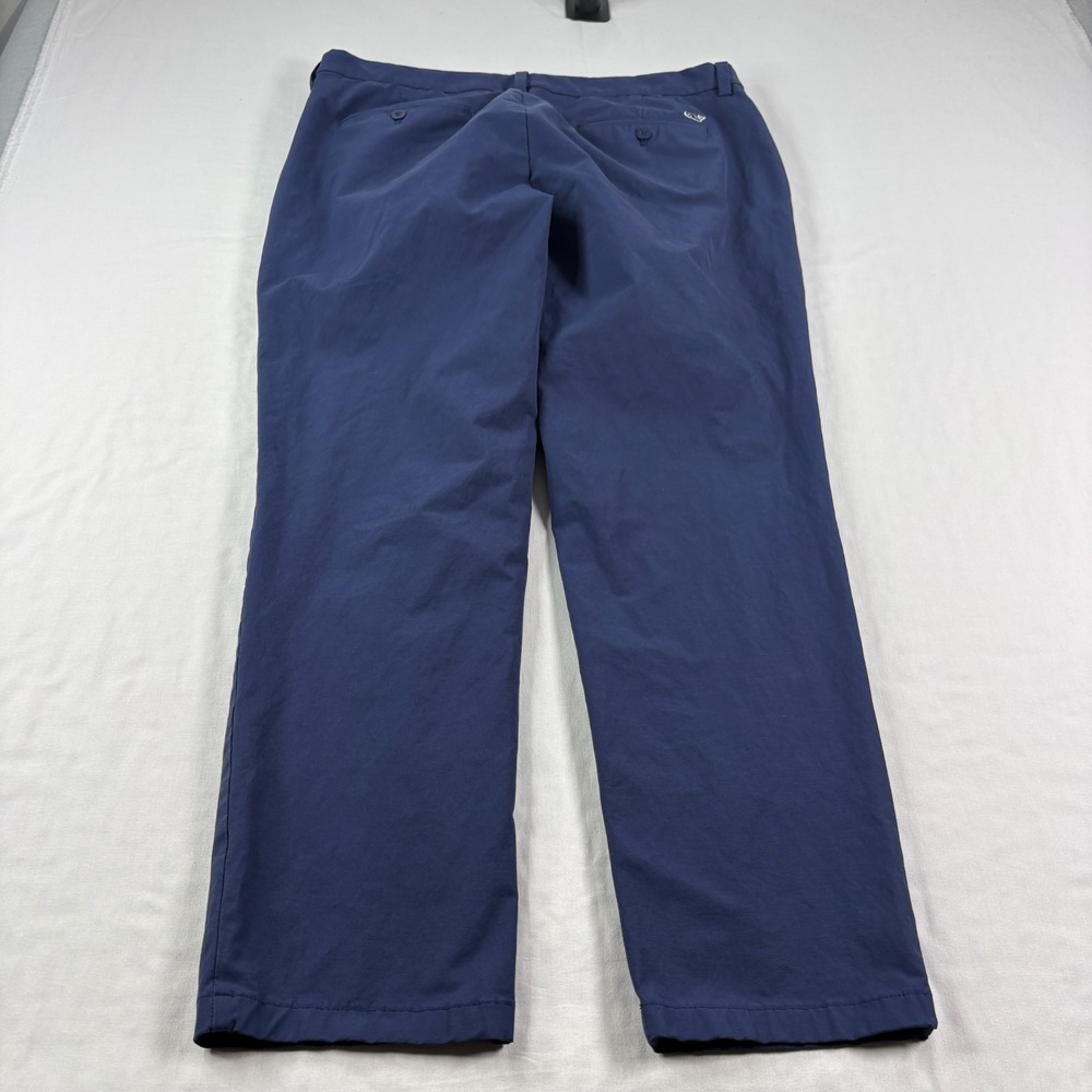 Vineyard Vines Pants Mens 36x29 Blue On The Go Chino Golf Preppy Stretch - Picture 10 of 11